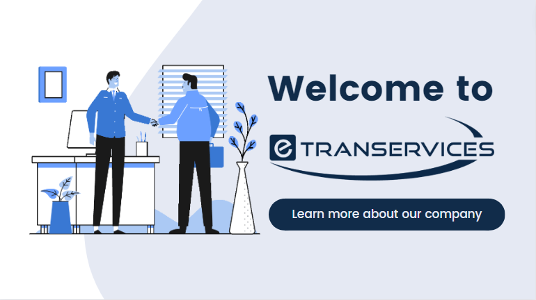 Welcome to eTRANSERVICES graphic